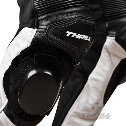 AMERICAN THUNDER one piece leather racing suit by Thrill Racing